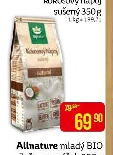 Topnatur kokosový nápoj sušený 350 g