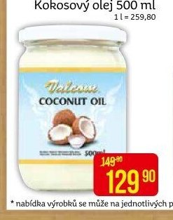 Valcom Kokosový olej 500 ml