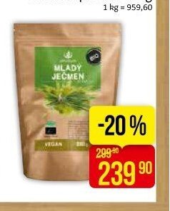 Allnature mladý BIO Ječmen prášek 250 g