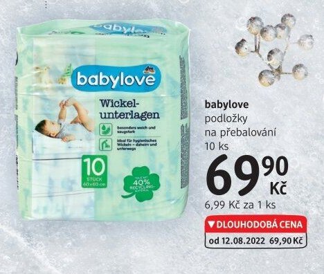 babylove podložky na přebalování 10 ks