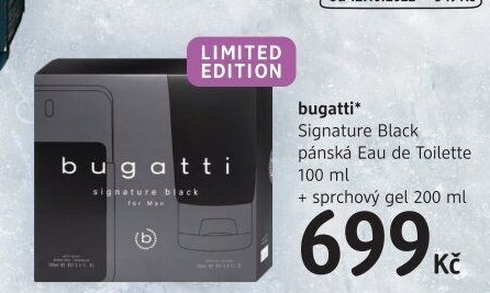 Dárková kazeta pánská Signature Black Bugatti