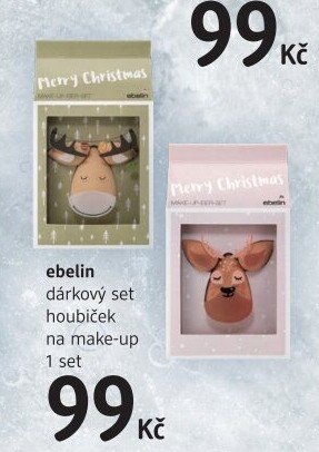 Houbička na make up Ebelin