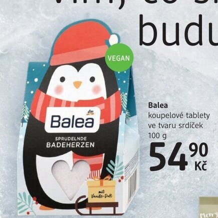 Koupelové tablety Balea