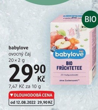 Ovocný čaj bio Babylove