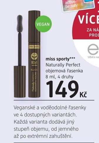 Řasenka Naturally Perfect Miss Sporty