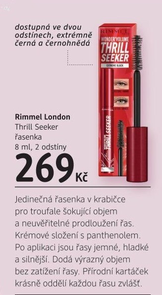 Řasenka Thrill Seeker Rimmel