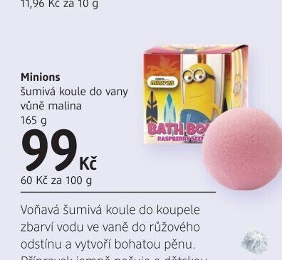 Šumivá bomba do koupele dětská