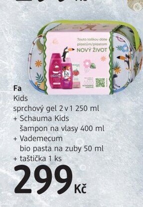 Taška dárková dětská Premium Fa + Schauma + Vademecum