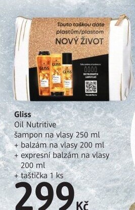 Taška dárková Oil Nutritive Gliss Kur Schwarzkopf