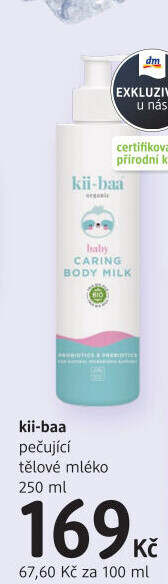 Tělové mléko dětské Kii-baa