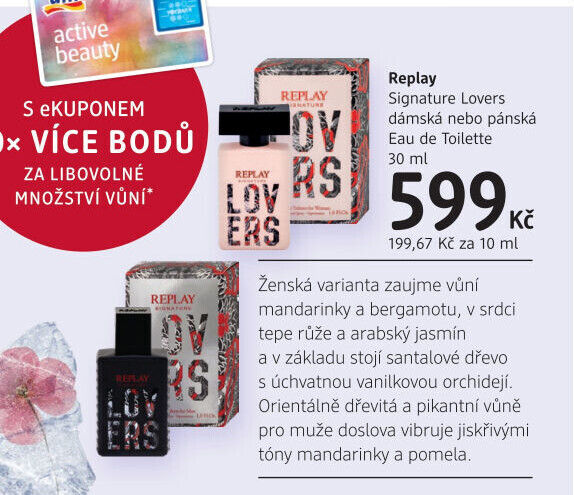 Toaletní voda dámská Signature Lovers Replay