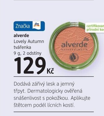 Tvářenka Lovely Autumn Alverde