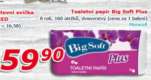 Toaletní papír 2vrstvý Big Soft