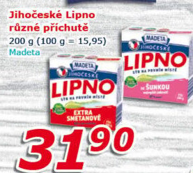 Tavený sýr Jihočeské Lipno Madeta
