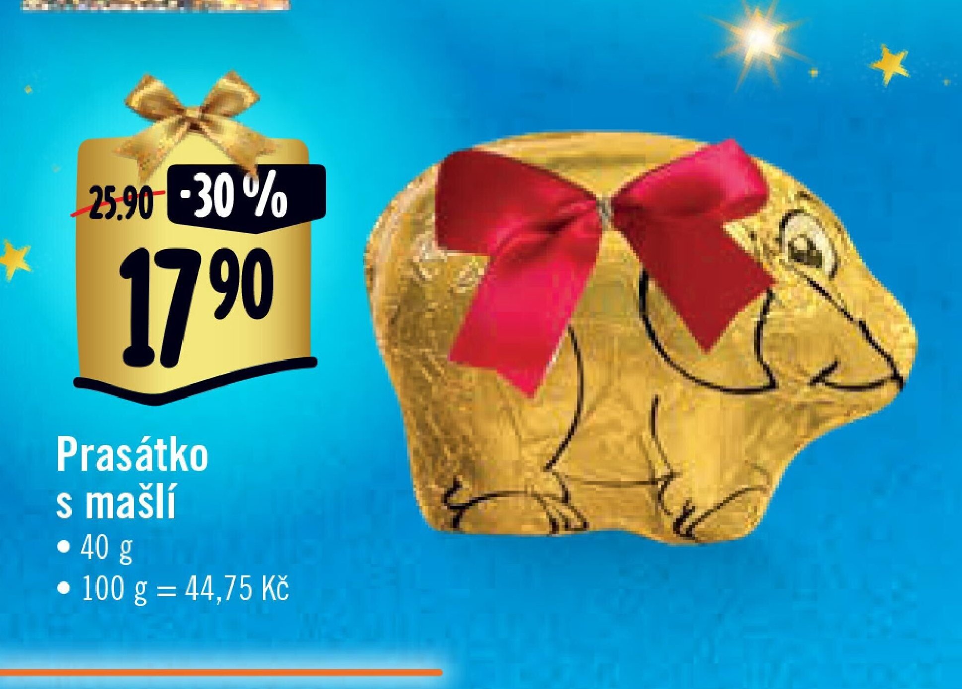 Prasátko s mašlí