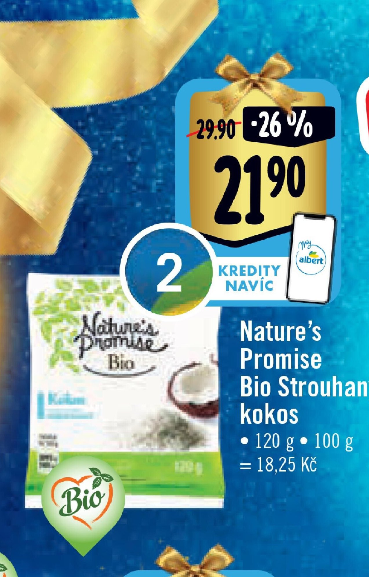 Nature's Promise Bio Strouhaný kokos