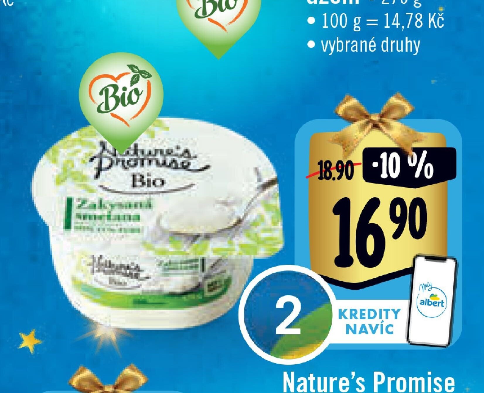 Nature's Promise Bio Zakysaná smetana