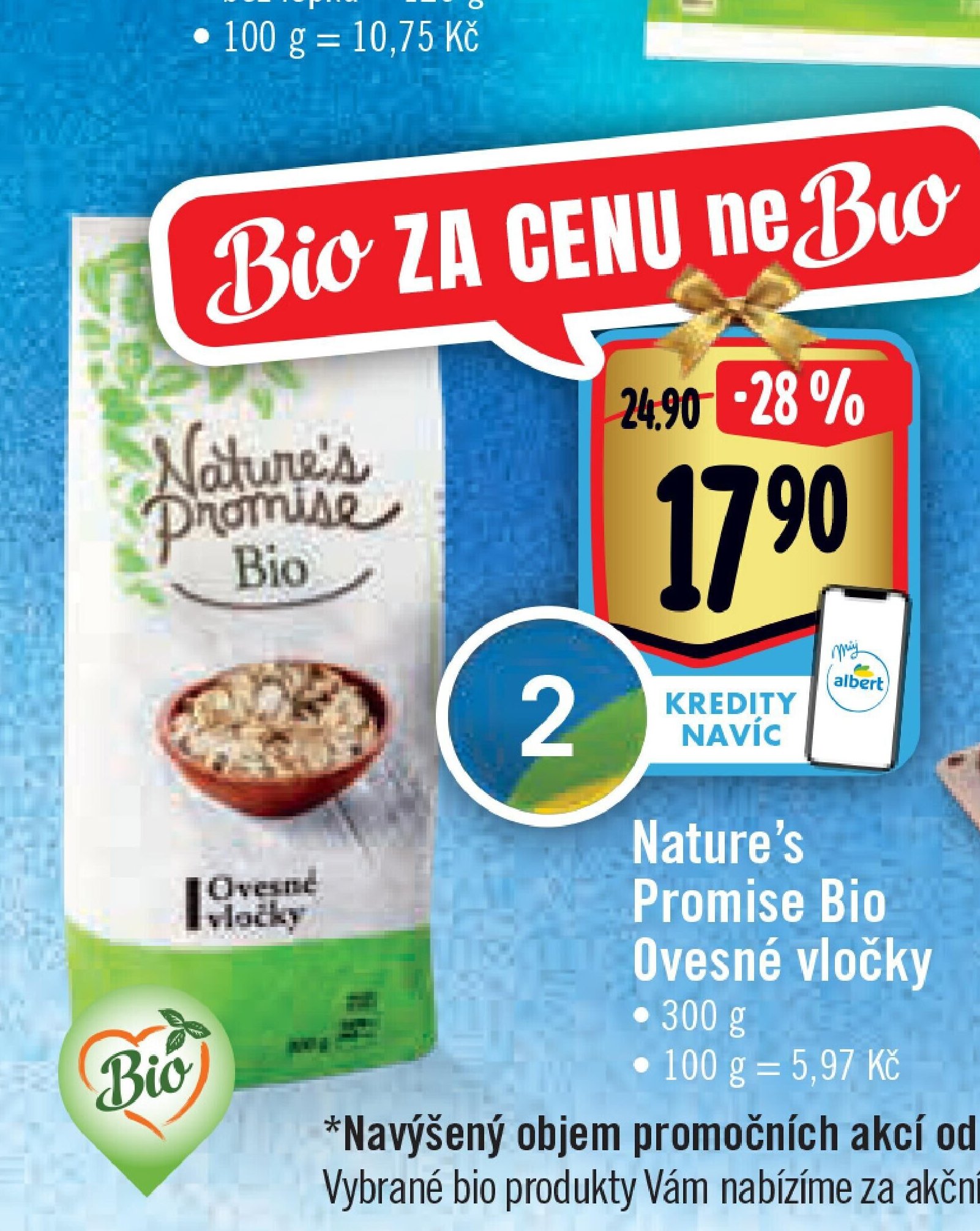 Nature's Promise Bio Ovesné vločky