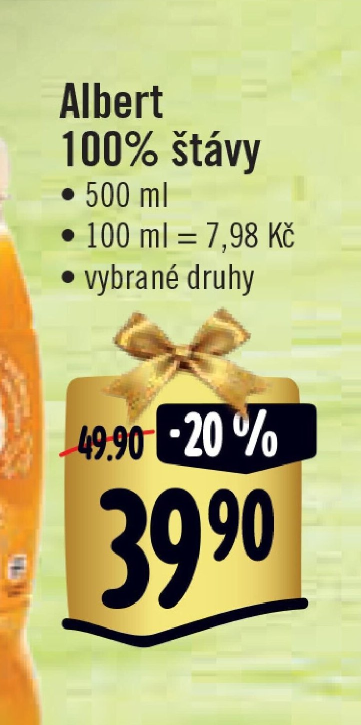 Albert 100% šťávy