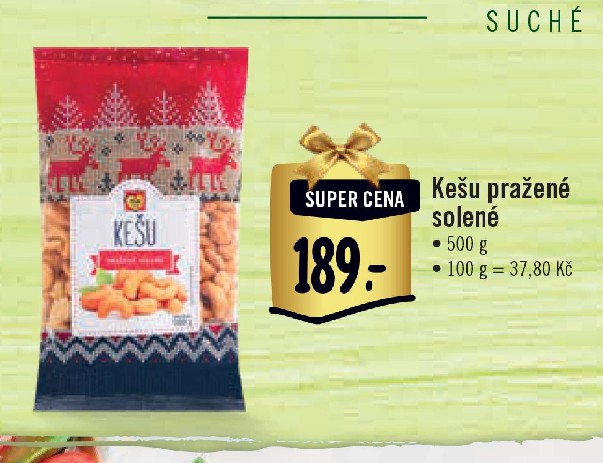 Kešu pražené solené