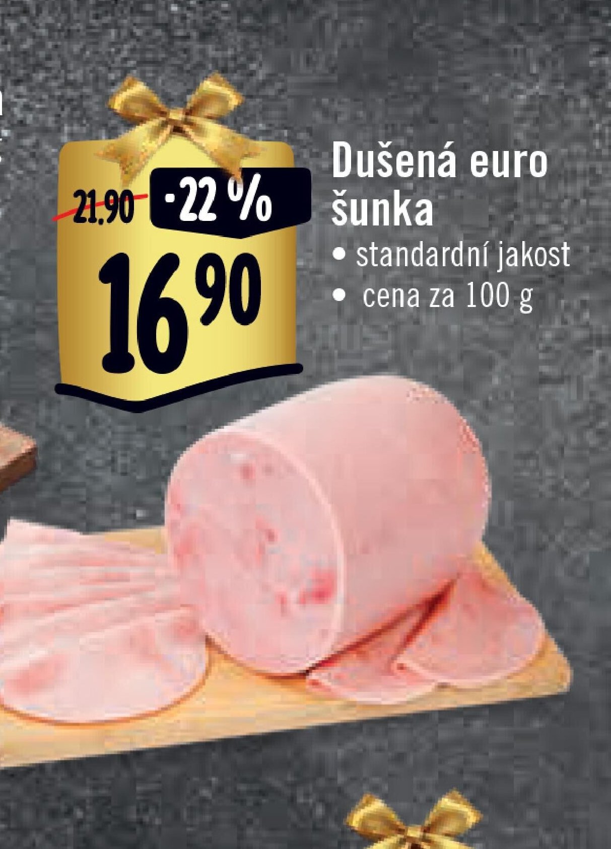 Dušená euro šunka