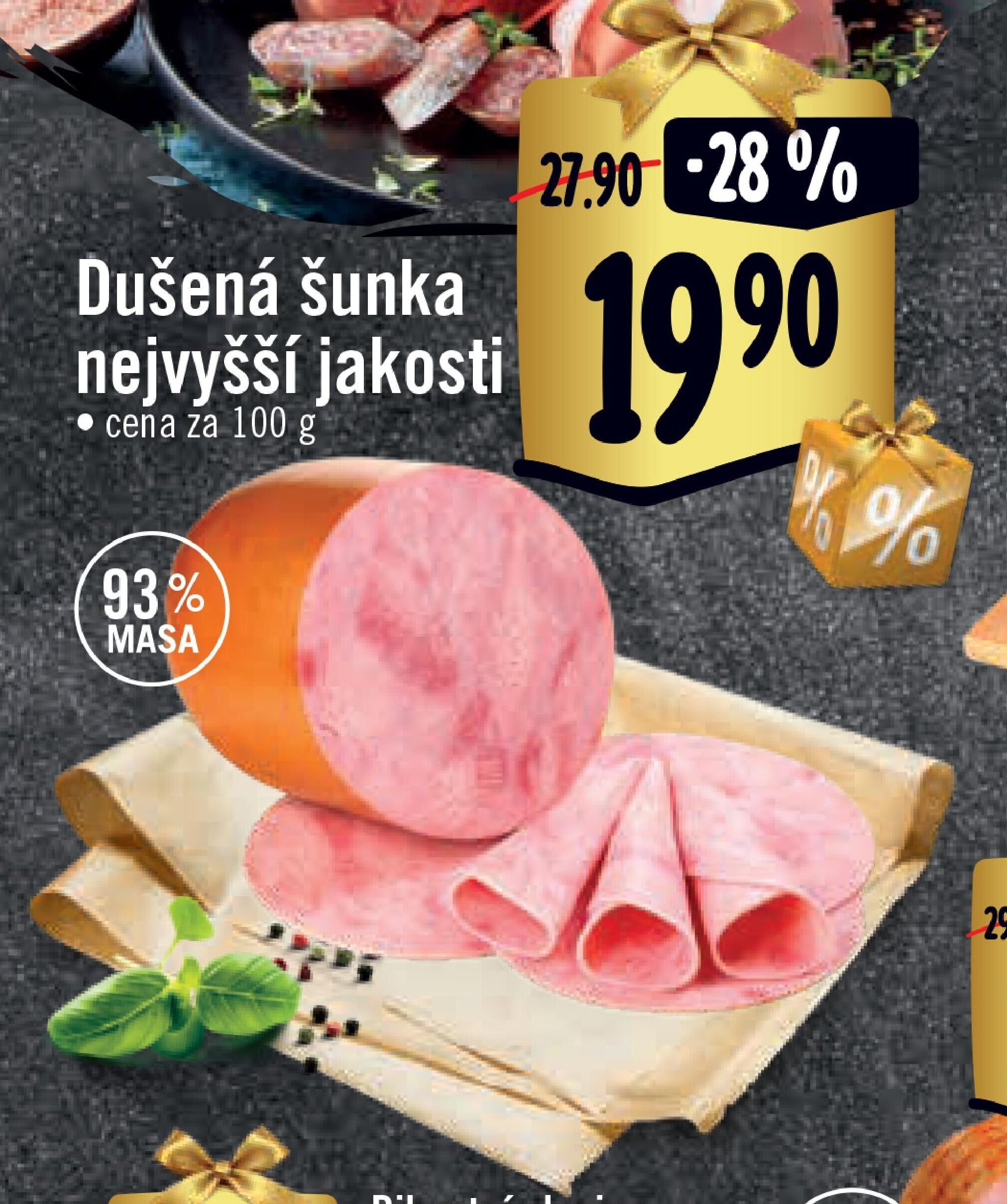 Dušená šunka nejvyšší jakosti