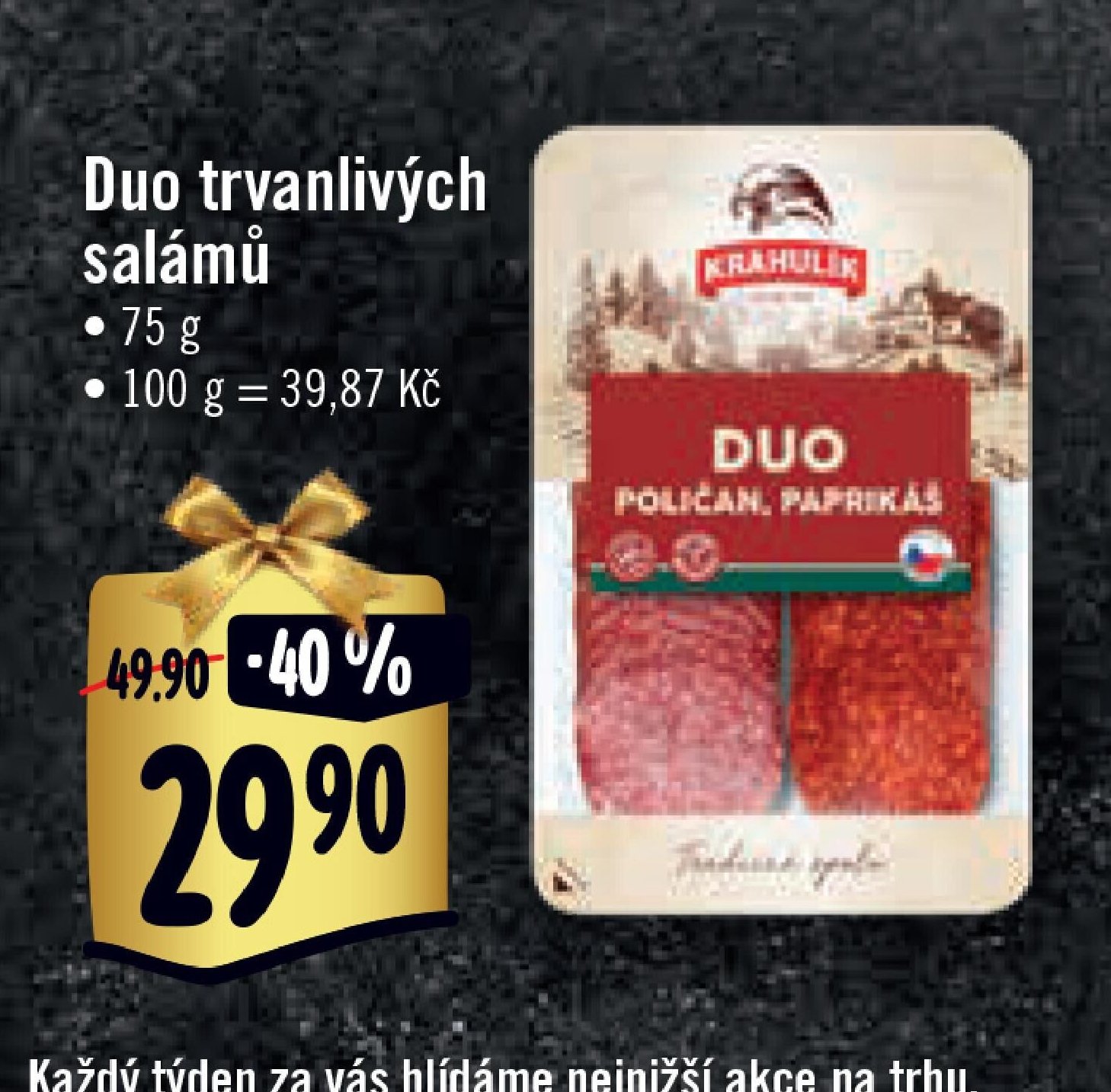Duo trvanlivých salámů