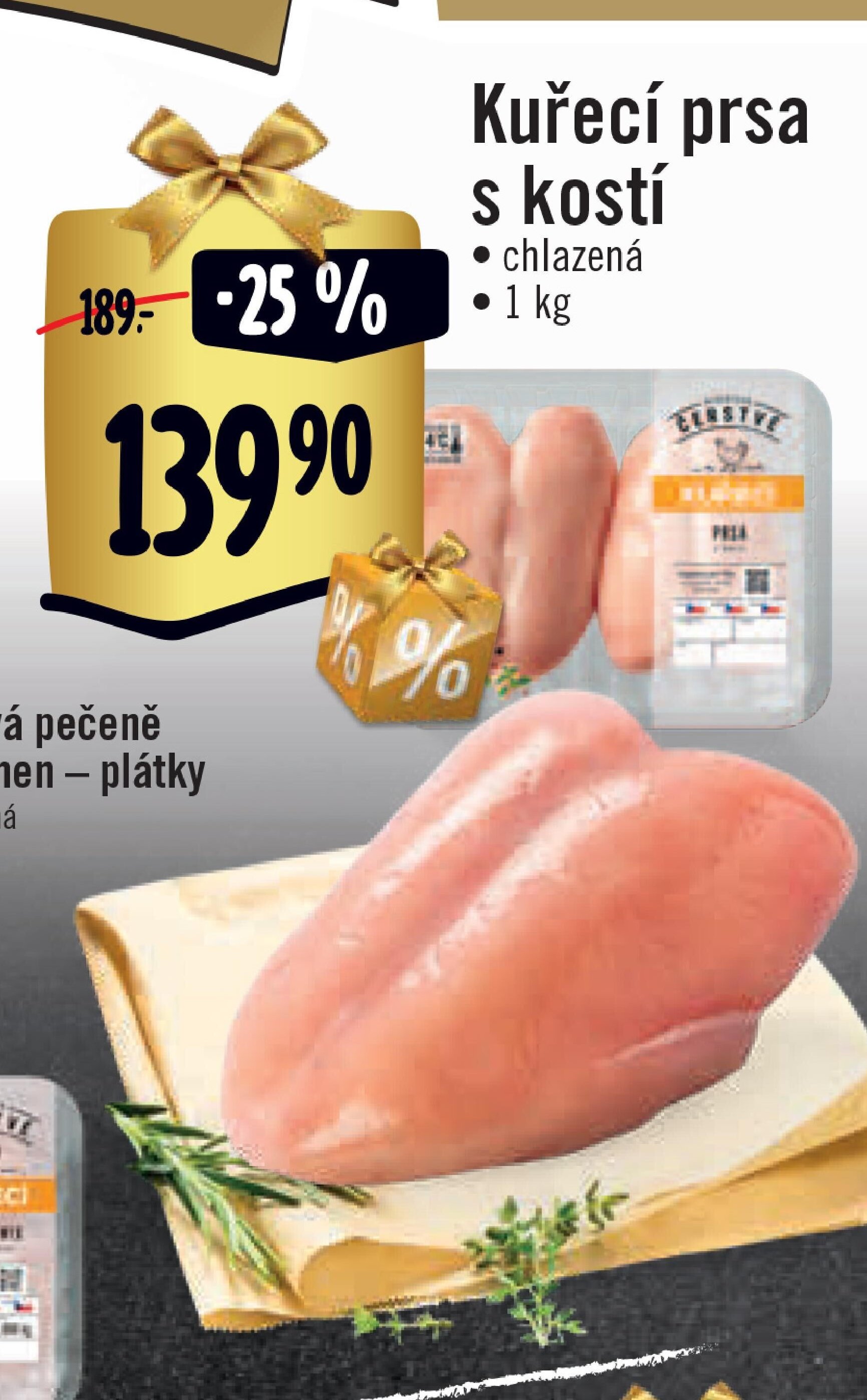 Kuřecí prsa s kostí