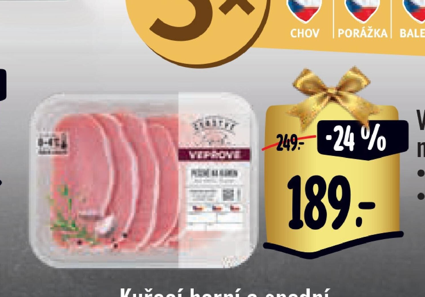 Vepřová pečeně na kámen – plátky