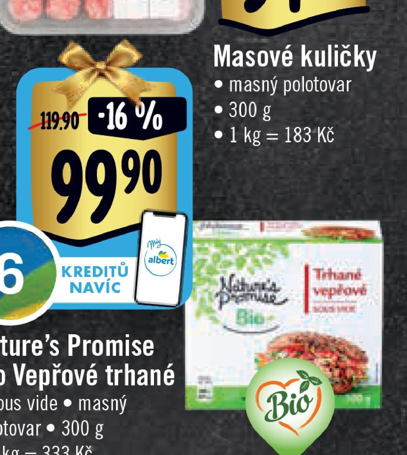 Nature’s Promise Bio Vepřové trhané