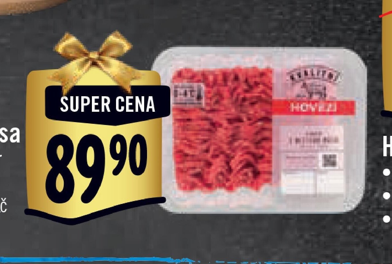 Výrobek z mletého hovězího masa