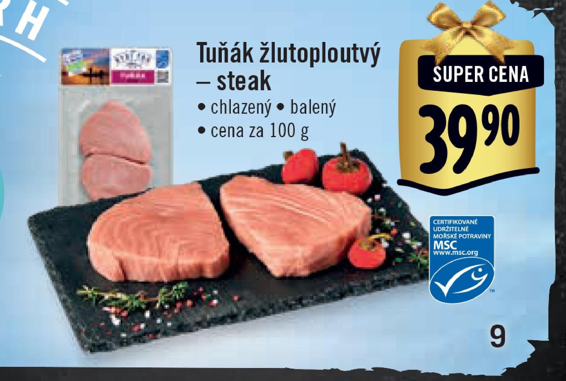 Tuňák žlutoploutvý – steak