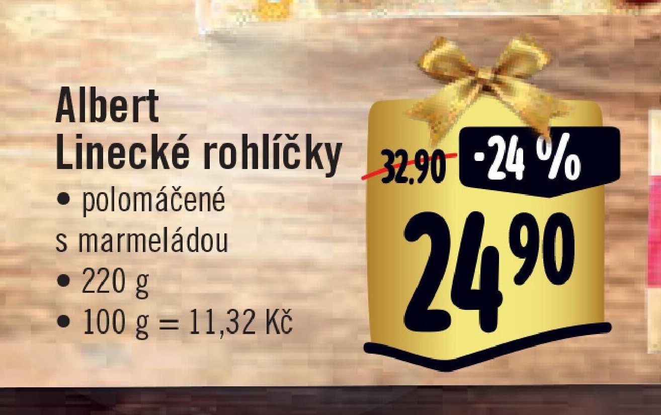Albert Linecké rohlíčky (kusu)