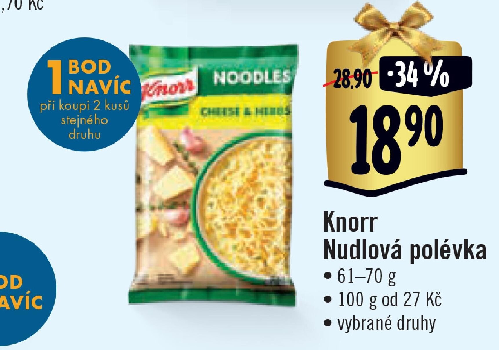 Knorr Nudlová polévka