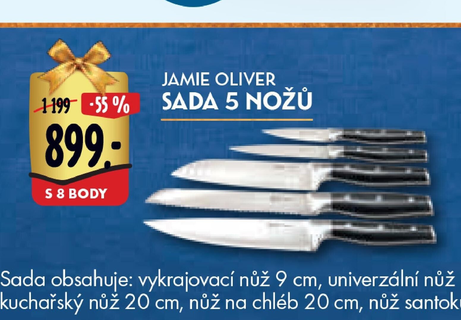 Jamie Oliver Sada 5 nožů