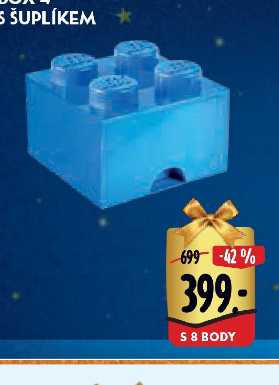 LEGO Úložný box 4 s šuplíkem