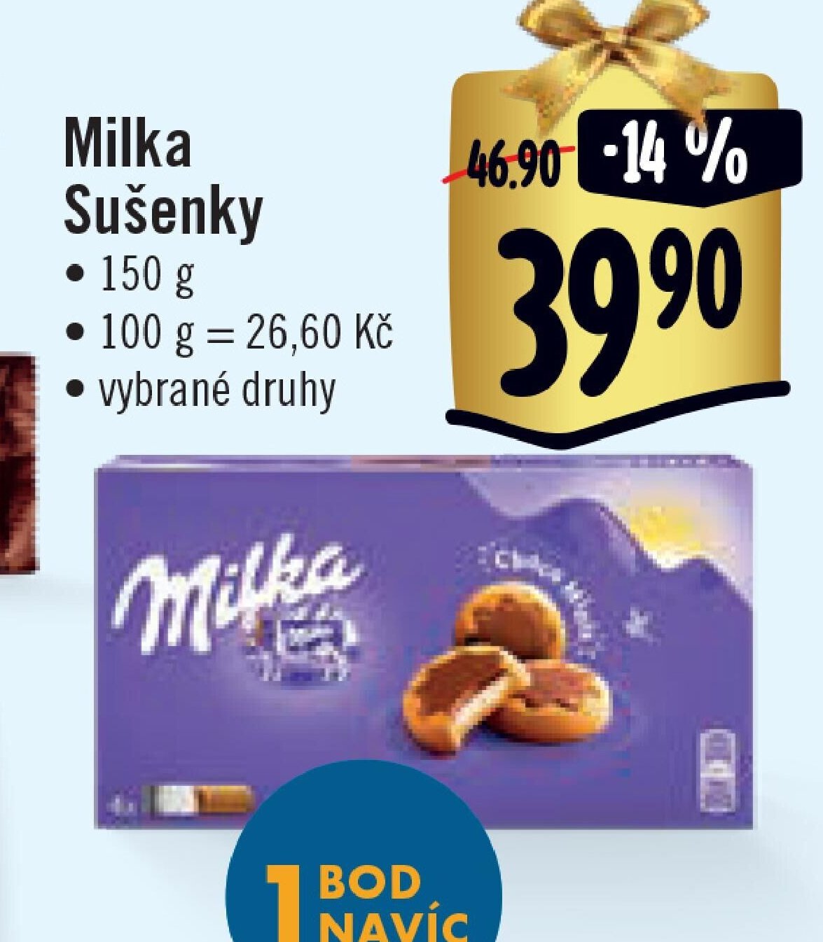 Milka sušenky