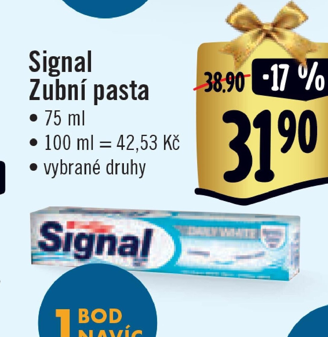 Signal zubní pasta