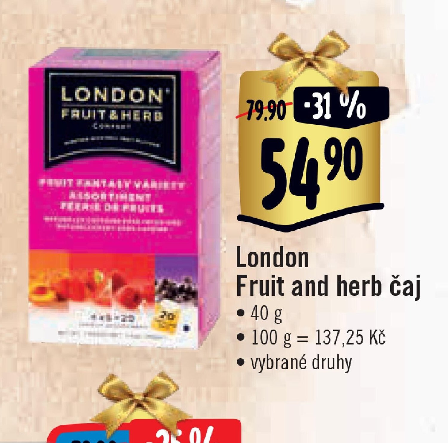 London Fruit and herb čaj
