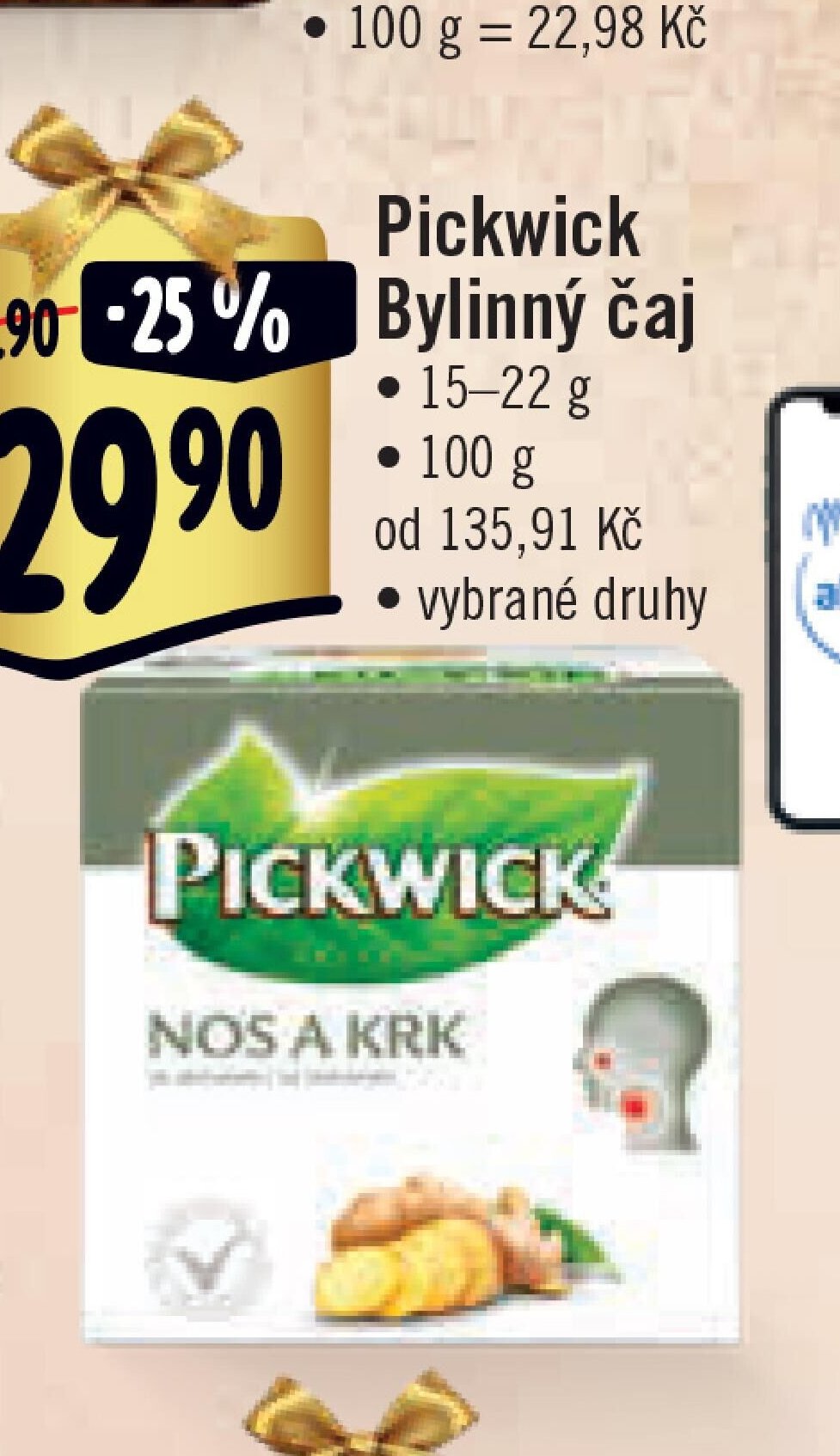 Pickwick Bylinný čaj