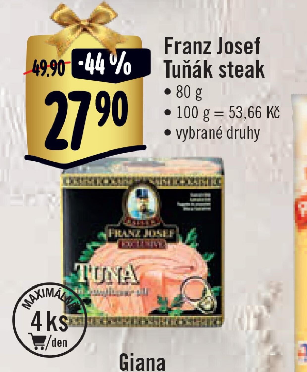 Franz Josef Tuňák steak