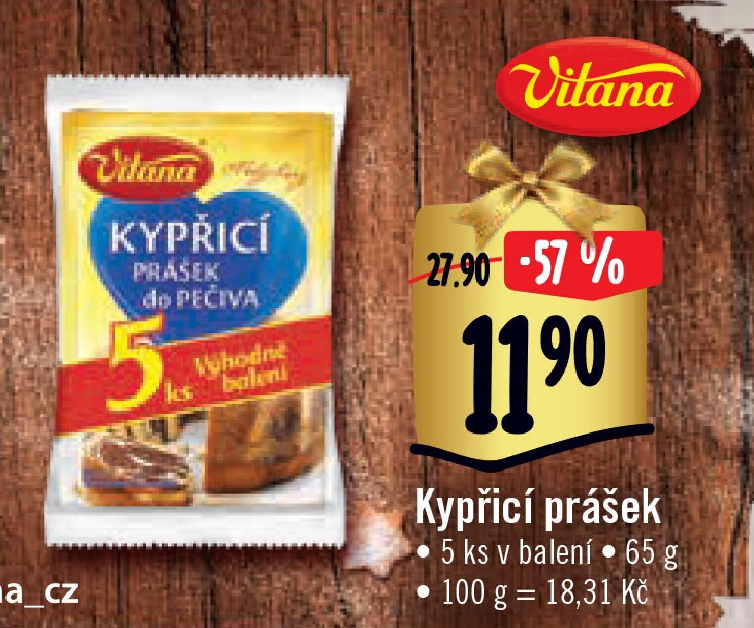 Vitana Kypřící prášek