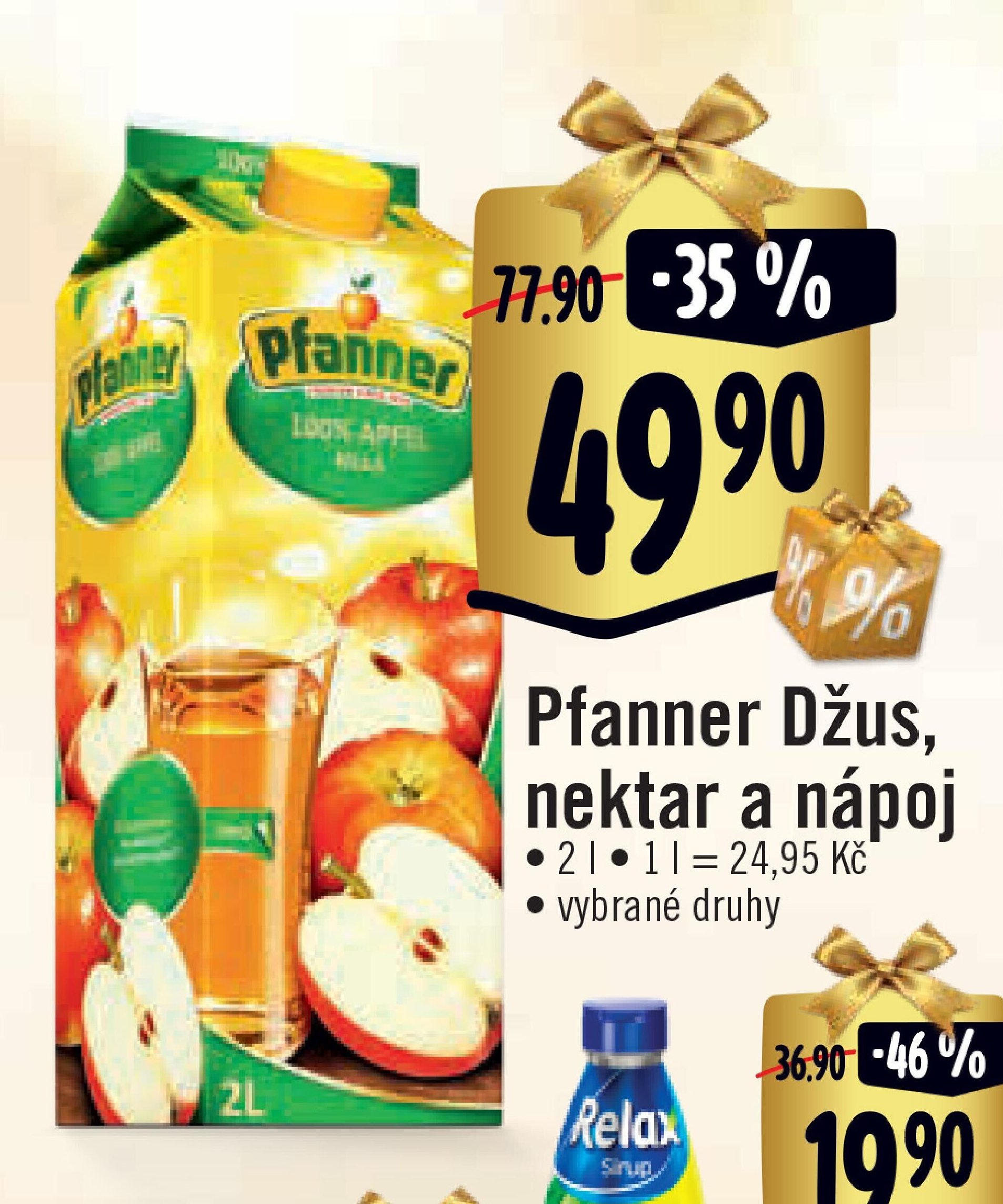 Pfanner Džus, nektar a nápoj