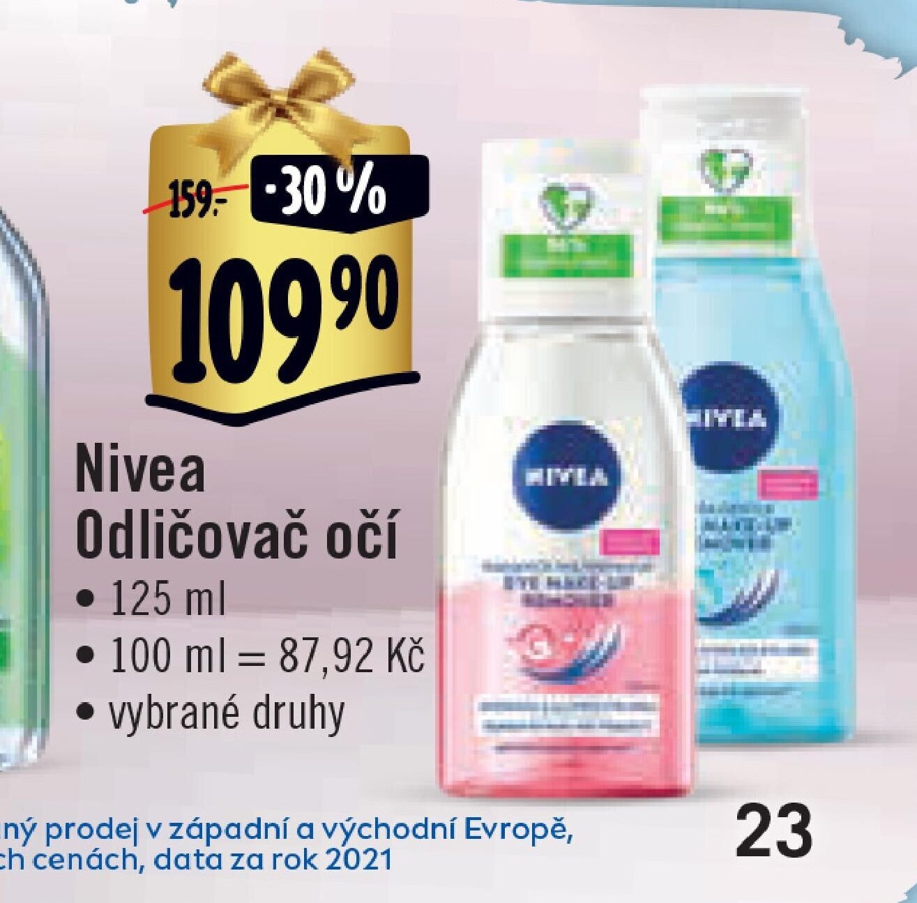 Nivea Odličovač očí
