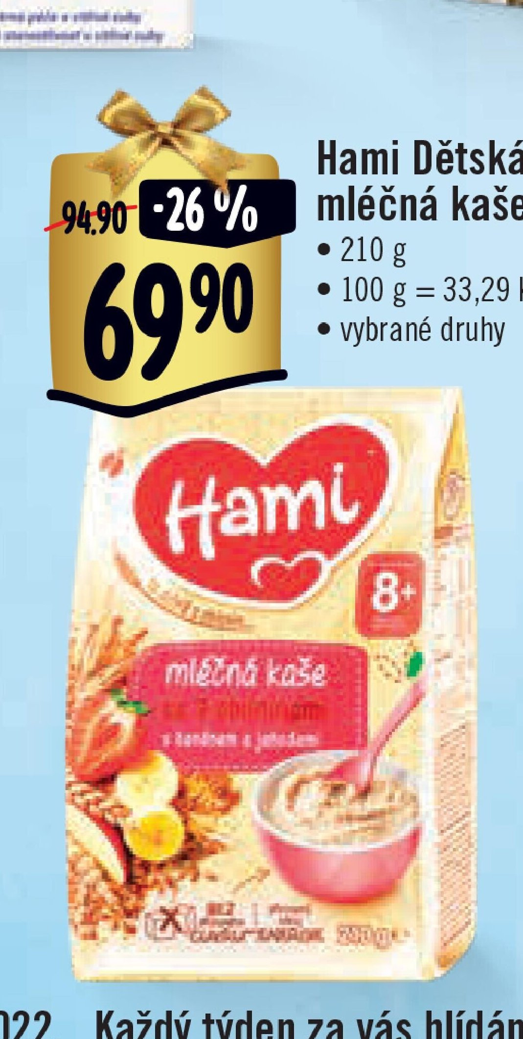 Hami Dětská mléčná kaše