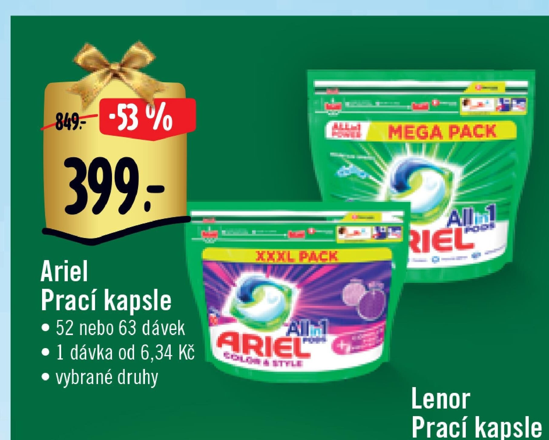 Ariel Prací kapsle