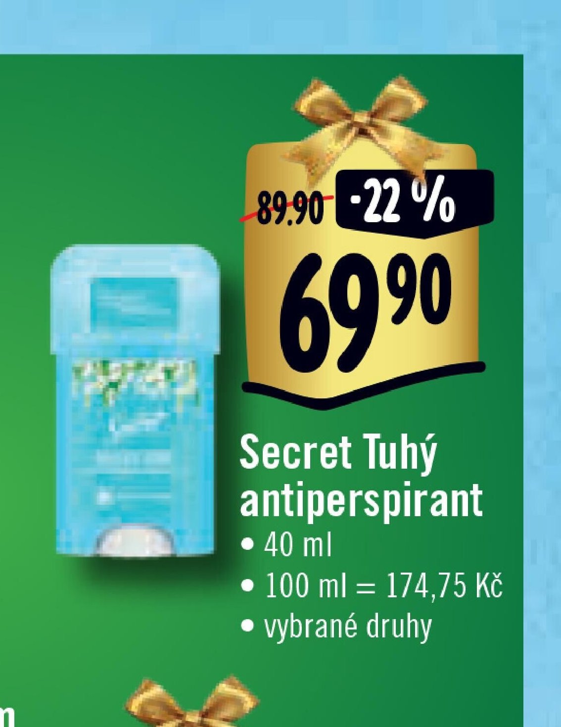 Secret Tuhý antiperspirant