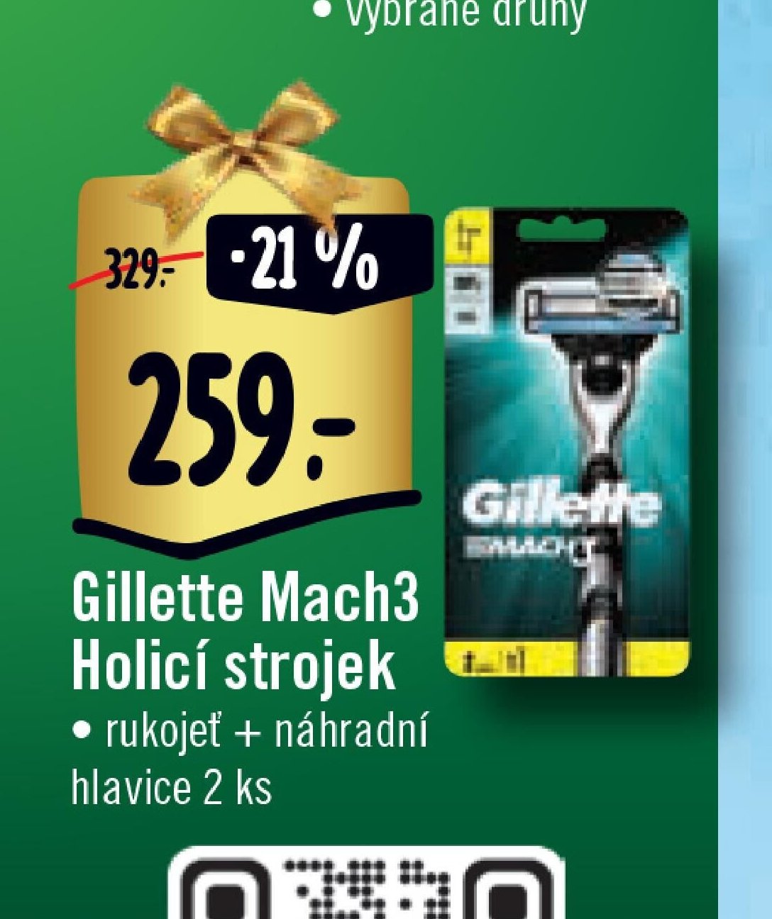 Gillette Mach3 Holicí strojek