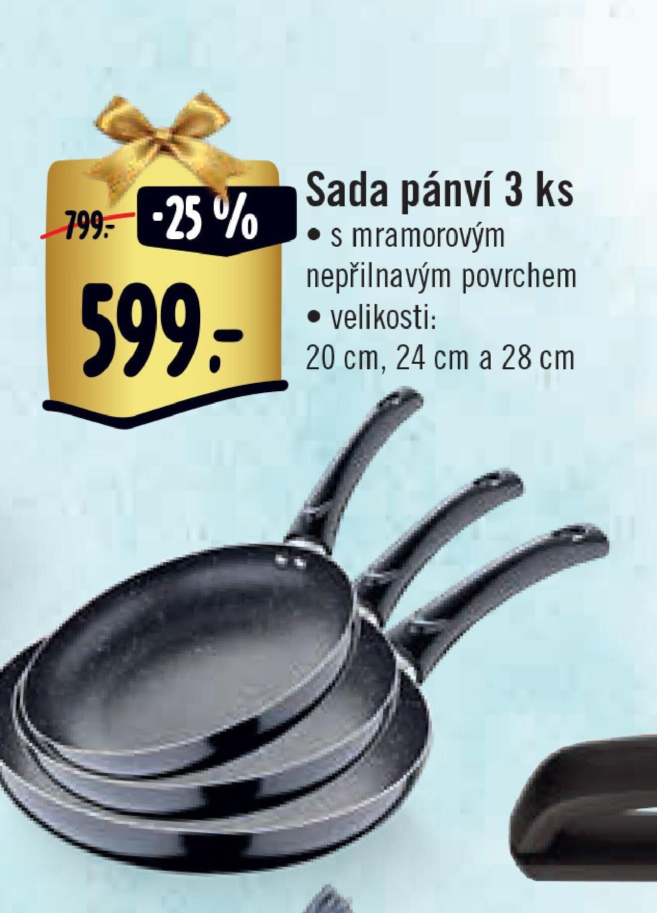 Sada pánví 3 ks