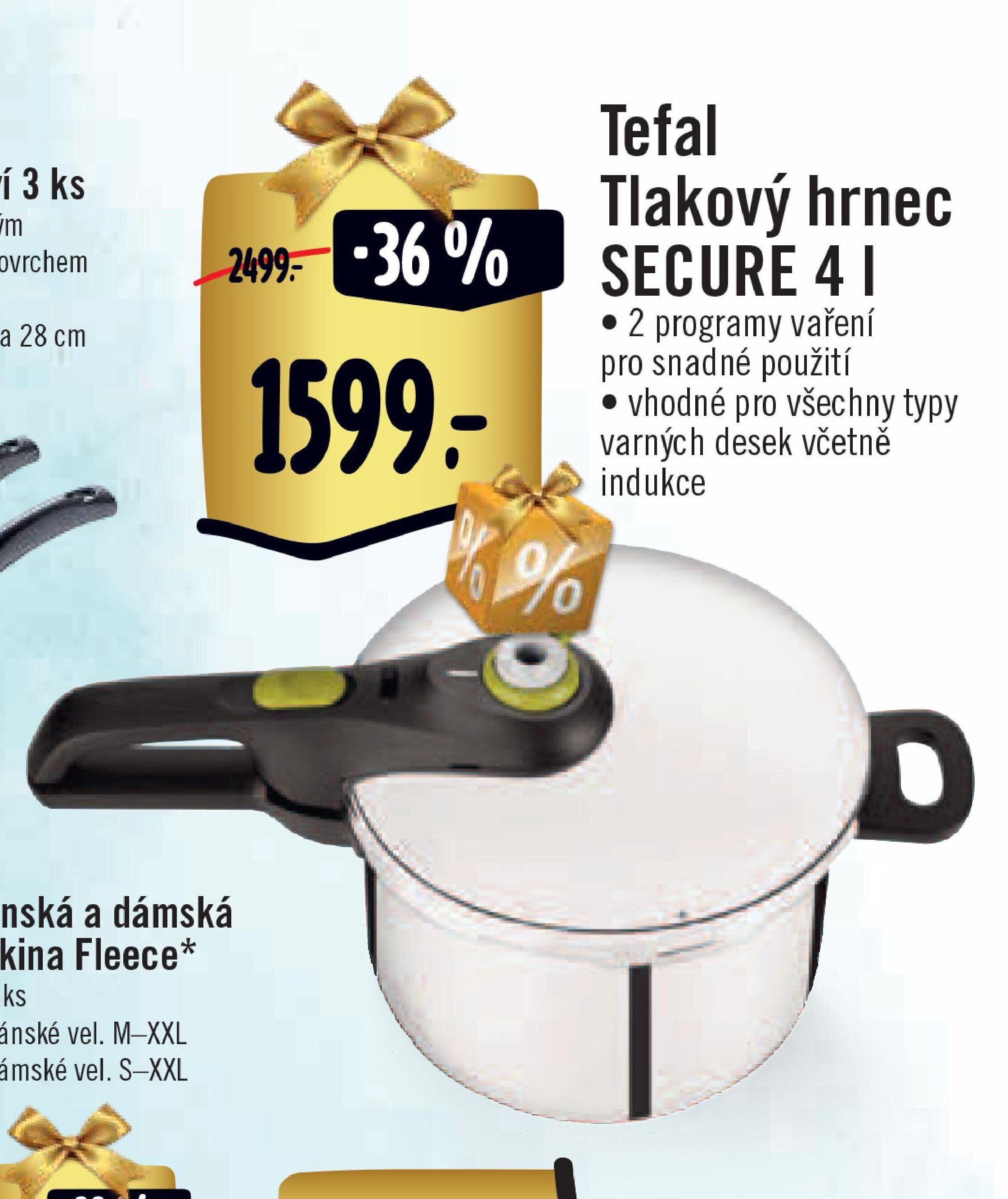 Tefal Tlakový hrnec SECURE 4 l